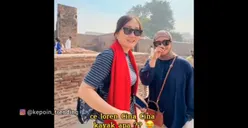 Momen Lucu Wanita WNI Main ke Pakistan Langsung Diajak Foto Warga Lokal bak Artis, Warganet: Sama Kaya di Sini