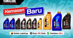 Yamaha Luncurkan Oli Yamalube dengan Desain Botol Baru, Tampil Lebih Futuristik