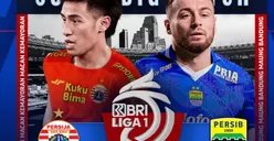 BIG MATCH! Link Nonton Live Streaming Persija Jakarta vs Persib Bandung Hari Sabtu Ini di Indosiar