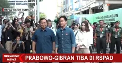 Jalani Tes Kesehatan Hari Ini di RSPAD Gatot Soebroto, Prabowo-Gibran Kompak Kenakan Baju Biru Denim