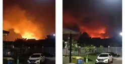 Ledakan Besar Terjadi di Gudang Peluru Bekasi, Mobil Jenazah Masuki Lokasi Kejadian