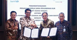 Perluas Akses Pembiayaan, bank bjb dan Jamkrindo Jalin Kerja 