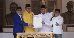 TOK! PAN, Golkar dan PKB Resmi Dukung Prabowo Subianto di Pilpres 2024
