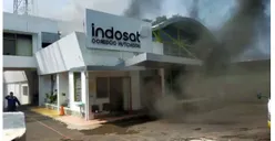 Kantor Indosat di Banyumanik Semarang Kebakaran Picu Sinyal Hilang, Warganet: Pantesan, Kirain Kuota Habis