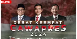 5 LINK Live Streaming Debat Keempat Cawapres Pilpres 2024 Minggu 21 Januari 2024, Klik di Sini!