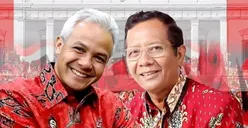 Buntut Baliho Gambar Ganjar Pranowo-Mahfud MD dan Atribut PDIP Dicabut, Presiden Joko Widodo kena Tuntut