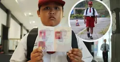 Kembali Viral! Bocah WNI Nur Saka yang Setiap Hari Berangkat Sekolah Bolak-balik Indonesia-Malaysia, Warganet Puji Rasa Nasionalisme 