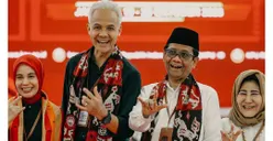 Momen Perjalanan Ganjar Pranowo dan Mahfud MD Menuju Pendaftaran Pilpres 2024