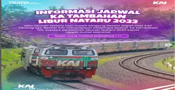 Mau Liburan Nataru 2023 di Bulan Desember Naik Kereta Api? Ada Jadwal KA Tambahan! 