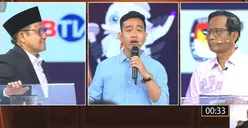 Ekspresi Cak Imin dan Mahfud MD Berubah Saat Disalami Gibran di Akhir Sesi, dari Tersenyum Menjadi Cemberut