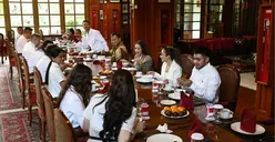 Bertemu dengan Para Artis dan Content Creator Muda, Prabowo Subianto: Makan Siang Saya Hari Ini Terasa Spesial