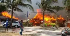 Kampung Turis Pangandaran Kebakaran Hari Ini, Sejumlah Resto dan Kafe Habis Dilalap Si Jago Merah