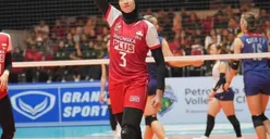 Jadi Sorotan Karena Penampilan Impresifnya, Megawati Jadi Pemain Pertama yang Gunakan Hijab di V-League