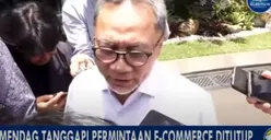 Mendag Zulkifli Hasan Buka Suara Soal Permintaan Pedagang Tanah Abang Tutup E-Commerce: Diatur Bukan Ditutup 
