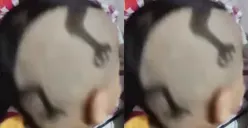 Viral Momen Kocak Ketika Anak Dipotong Rambut oleh Bapaknya, Beginilah Jadinya