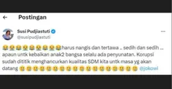 Colek Jokowi, Susi Pudjiastuti Ngaku Sedih dengan Menu Makanan Cegah Stunting Depok