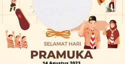 10 Link Twibbon Hari Pramuka Ke-62 Lengkap dengan Cara Pasangnya, Yuk Bagikan di Media Sosial
