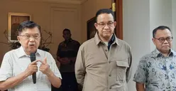 Dukung AMIN, Jusuf Kalla Singgung Soal Jangan Pilih Pemimpin yang Emosian: Pemimpin Harus Tenang