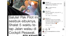 Beda Jauh dari Elmer Syaherman yang Panen Hujatan, Pilot Satu Ini Viral dan Tuai Decak Kagum Karena Lakukan Hal Ini di Pesawat
