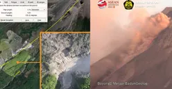 Gunung Merapi Masih Berada di Level Siaga, Tercatat 60 Guguran Awan Panas telah Terjadi Sejak Erupsi
