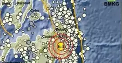 Info BMKG: Gempa Bumi Guncang Melonguane Sulawesi Utara, Kekuatan Capai M 6.4