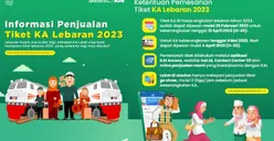 Terkini! Tiket Kereta Api Mudik Lebaran Tahun 2023 Siap Dipesan Per 26 Februari 2023