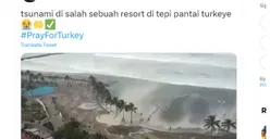 Heboh! Beredar Video Tsunami di Salah Satu Resort Tepi Pantai Turki, Asli atau Palsu? Cek Faktanya di Sini!