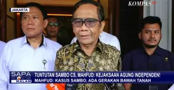 Terkuak! Mahfud MD Sebut Ada yang Bergerilya Dalam Tuntutan Ferdy Sambo: Kita Amankan Kejaksaan