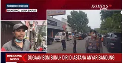 Info Terkini! Ledakan Bom Bunuh Diri di Polsek Astana Anyar Bandung, Sempat Ada Laki-laki Acungkan Sajam