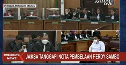 Nasib Ferdy Sambo di Ujung Tanduk, Jaksa Minta Hakim Untuk Tolak Pledoi Eks Kadiv Propam , Ini Alasannya
