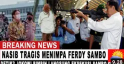 Terpopuler! CEK FAKTA: Nasib Tragis Menimpa Ferdy Sambo, Detik-detik Jokowi Pimpin Langsung Eksekusi