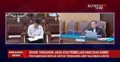 Waduh! Pledoi Ditolak, Arif Rachman Dianggap JPU Tak Punya Itikad Baik karena.....