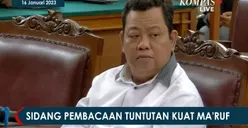 Tak Ada Canda Tawa Lagi, Kuat Maruf Tertunduk Lesu dengan Mata Bengkak Saat Mendengar Tuntutan Jaksa