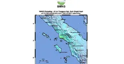 Gempa Bumi Tektonik Goyang Laut Tenggara Aceh Singkil M6,2 Tidak Sebabkan Tsunami