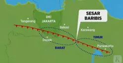 Jakarta Waspada! Sesar Baribis Aktif, Penelitian Microearthquake Sebut Terjadi 46 Kali Gempa dalam 60 Hari