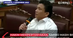 Katanya Khawatir dengan Istrinya, Tapi Ferdy Sambo Justru Main Bulu Tangkis, Ini Buat Hakim Makin Heran