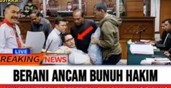 Viral Video Febri Diansyah Diseret Keluar dari Ruang Sidang dan Ancam Bunuh Hakim, Begini Faktanya!