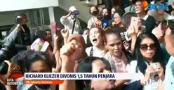 Riuh Yel-yel ‘Hidup Pak Hakim’ dari Eliezers Angels Usai Vonis 1,5 Tahun Penjara Dijatuhkan pada Richard Elie