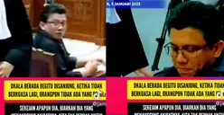Berubah Nasib! Viral Video Ferdy Sambo Kehausan di Ruang Sidang Tak Ada yang Peduli Hingga Tengok Kiri Kanan