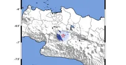Gempa Bumi M3.4 Guncang Kabupaten Cianjur Jawa Barat