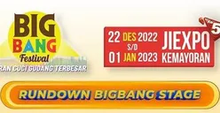 Konser Musik Big Bang Festival Rayakan Tahun Baru 2023 di Jakarta, Ada Pamungkas, Kahitna Rundown di Sini! 