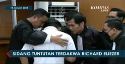 Eliezer Dituntut 12 Tahun Penjara, Pelukan Ronny Talapessy dan Tangisan Richard Warnai Sidang Hari Ini!