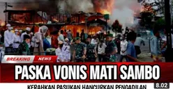 CEK FAKTA: Geger Pasca Vonis Mati Ferdy Sambo, Ada Serangan Bom ke Pengadilan, Benarkah?