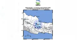 Gempa 3.8 Magnitudo Terjadi di Kuningan Jawa Barat Pagi Ini, BMKG Duga Kuat Sesar Baribis Menjadi Pemicunya!
