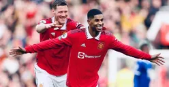 Hasil Liga Inggris Pekan 24: MU Libas Leicester City di Old Trafford, Rashford Cetak Brace