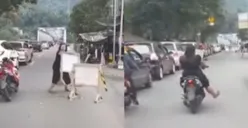 Tak Ada Lawan, Viral Video Aksi Hebat Emak Berdaster Kawal Ambulans yang Bawa Bayi Kritis Tuai Pujian Netizen