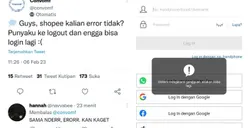Heboh! Warganet Keluhkan Shopee Error Hari ini, Kenapa?
