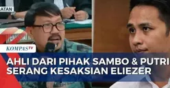 Berniat Serang Kesaksian Eliezer, Ferdy Sambo-Putri Candrawathi Hadirkan Ahli Pidana Bahas Perintah Hajar