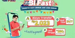 Transfer Akhir Tahun Pakai BI Fast di bank bjb, Ada Promo Biaya Rp 2.023