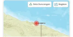 TERABARU! Gempa Susulan M 4.2 Guncang Wilayah Jayapura, Papua, Berpotensi Tsunami? 